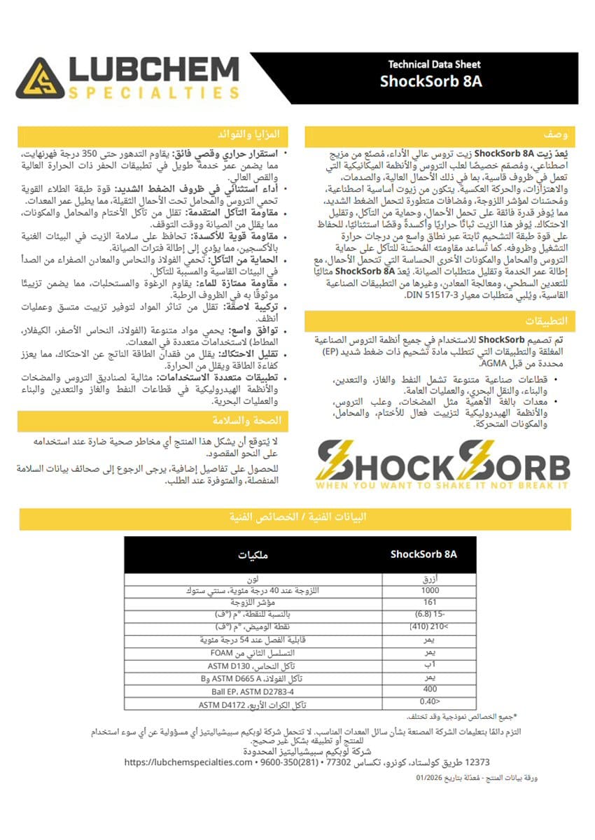 ShockSorb 8A